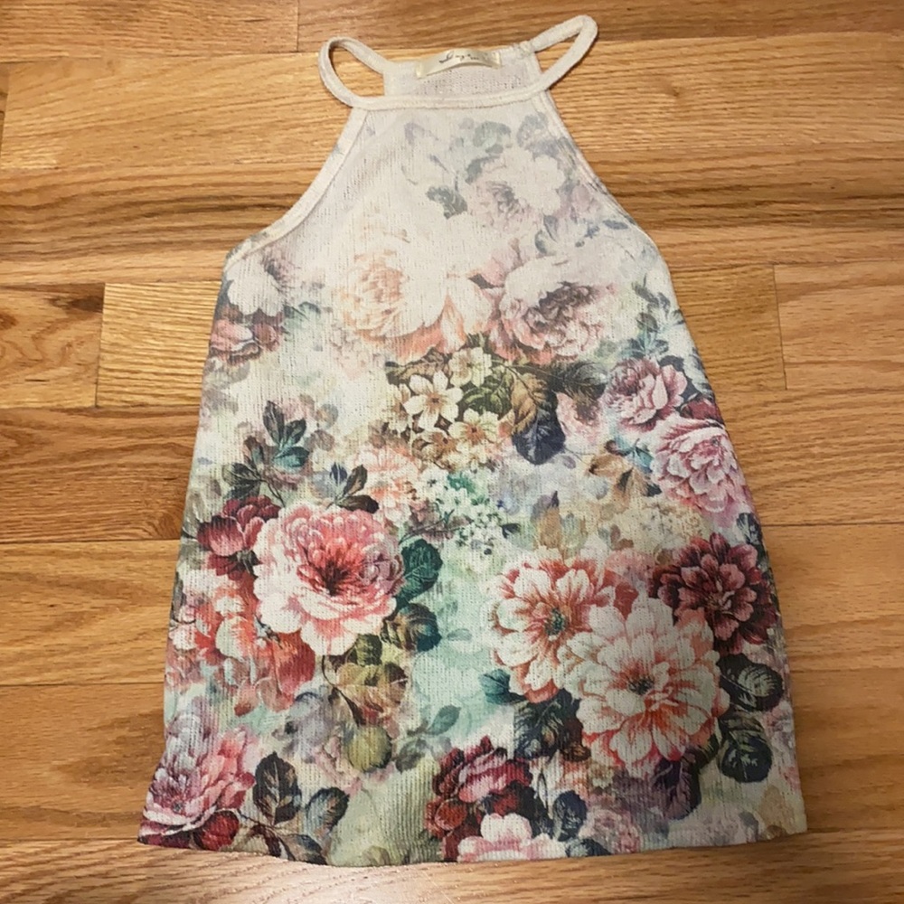 3 for $12 / 5 for $15 floral tank